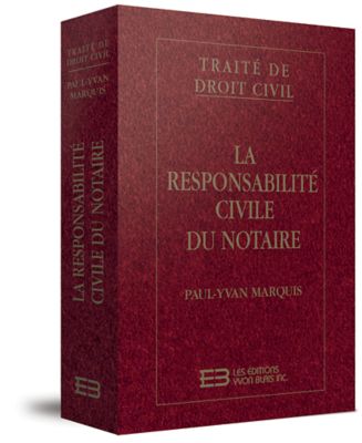 couverture de La responsabilité civile du notaire - Collection Traité de droit civil