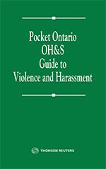 Cover of Pocket Ontario OH&S Guide to Violence and Harassment, Softbound book