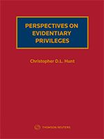 Cover of Perspectives on Evidentiary Privileges Book - Hardbound