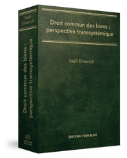 Couverture Droit commun des biens : perspective transsystemique