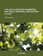 Cover of A Plain-Language Handbook for Legal Writers, 2nd Edition