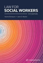 Cover of Law for Social Workers, 5th Edition, Softbound book