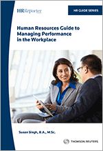 Cover of Human Resources Guide to Managing Performance in the Workplace, Softbound book