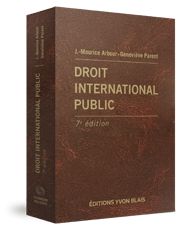 Couverture Droit international public, 7e edition