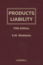 Cover of Products Liability, Fifth Edition, Hardbound book