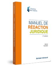 Couverture Manuel de redaction juridique, 2e edition