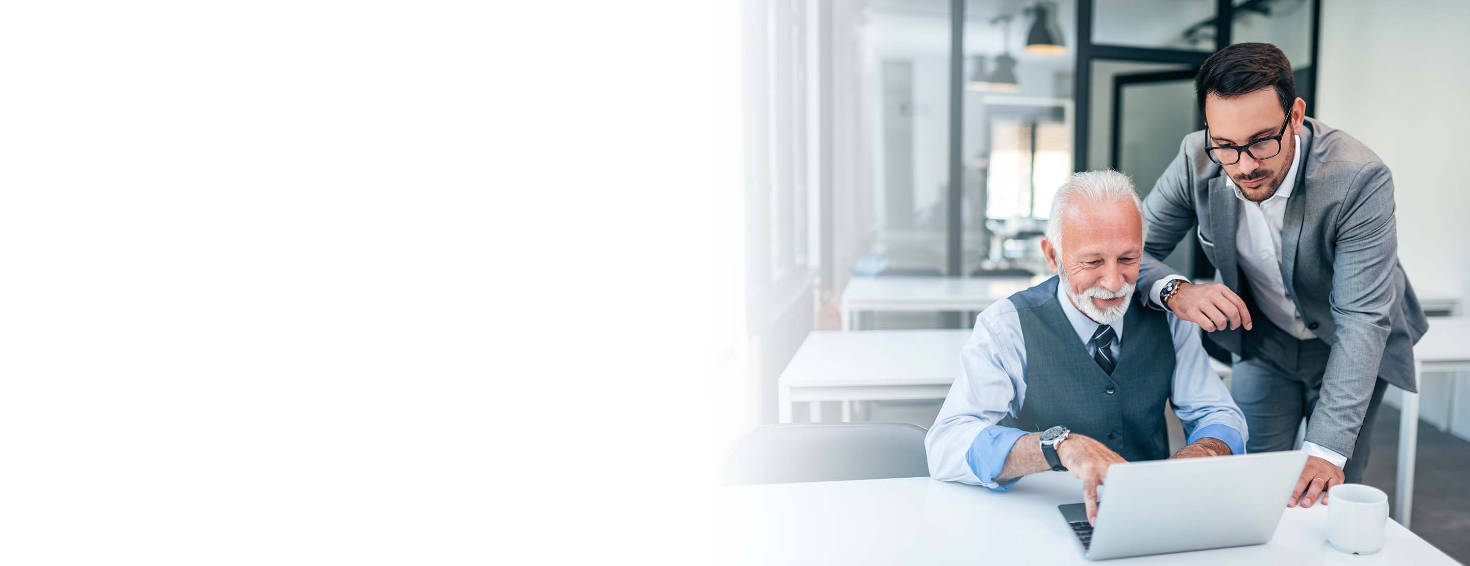 A younger employee working with an older coworker,  who is protected by the ADEA