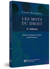 Les mots du droit, 3e édition