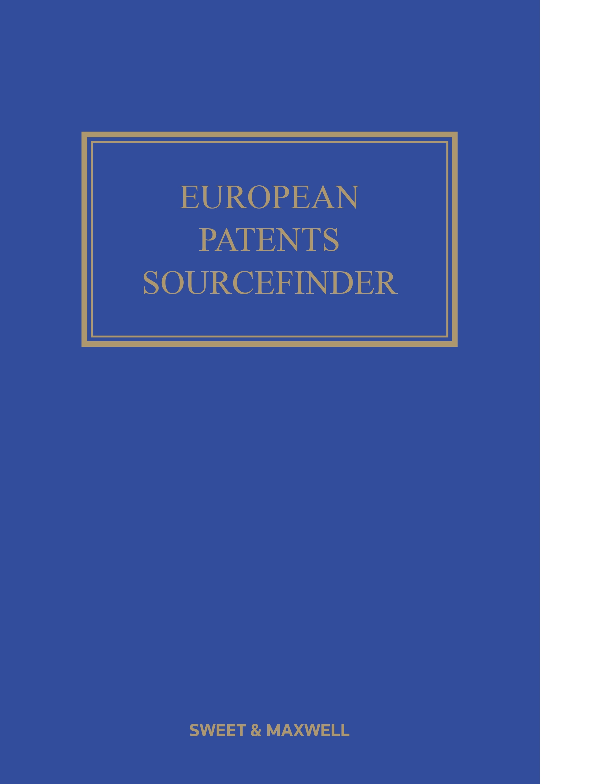 Cover of European Patents Sourcefinder