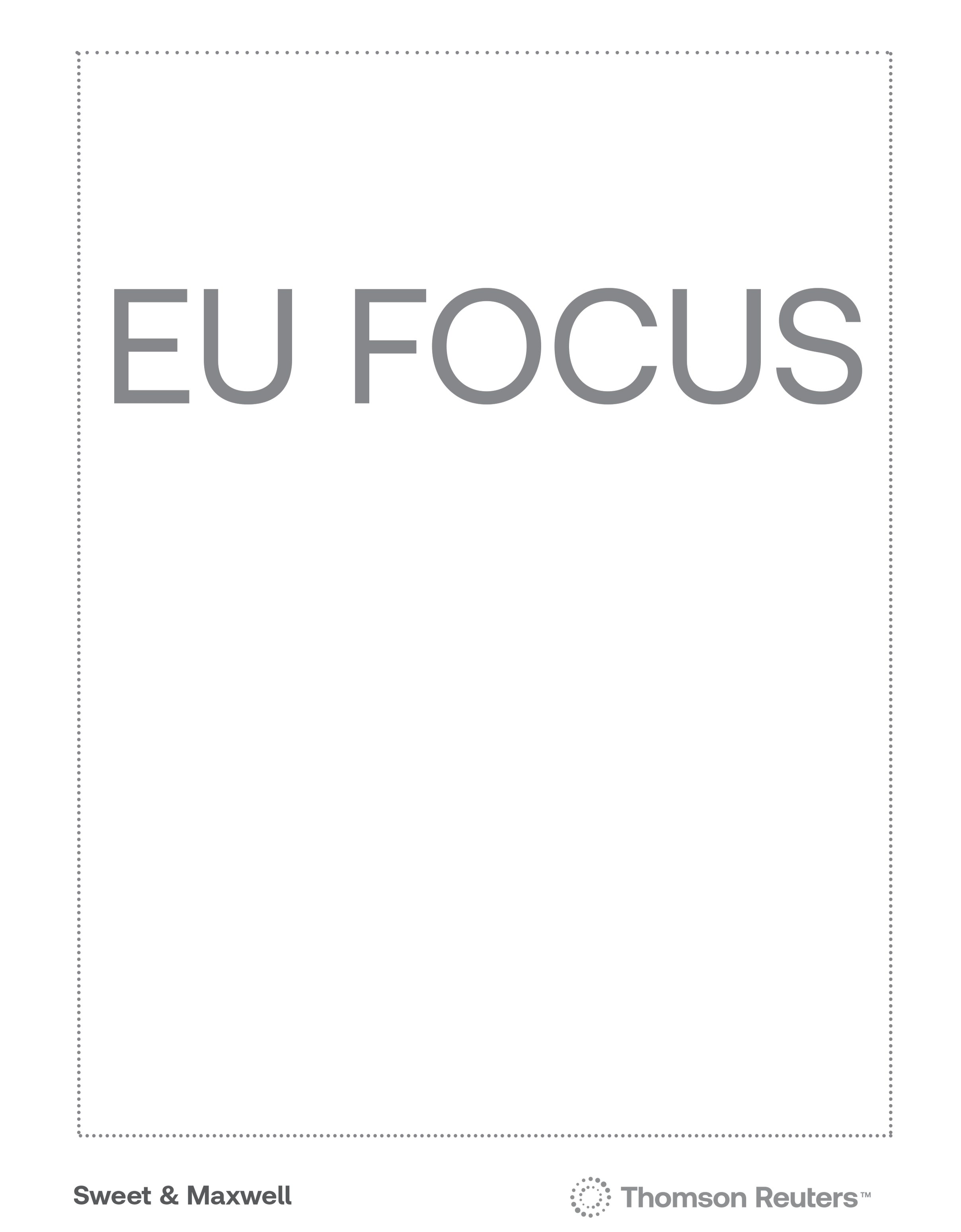 Cover of EU Focus