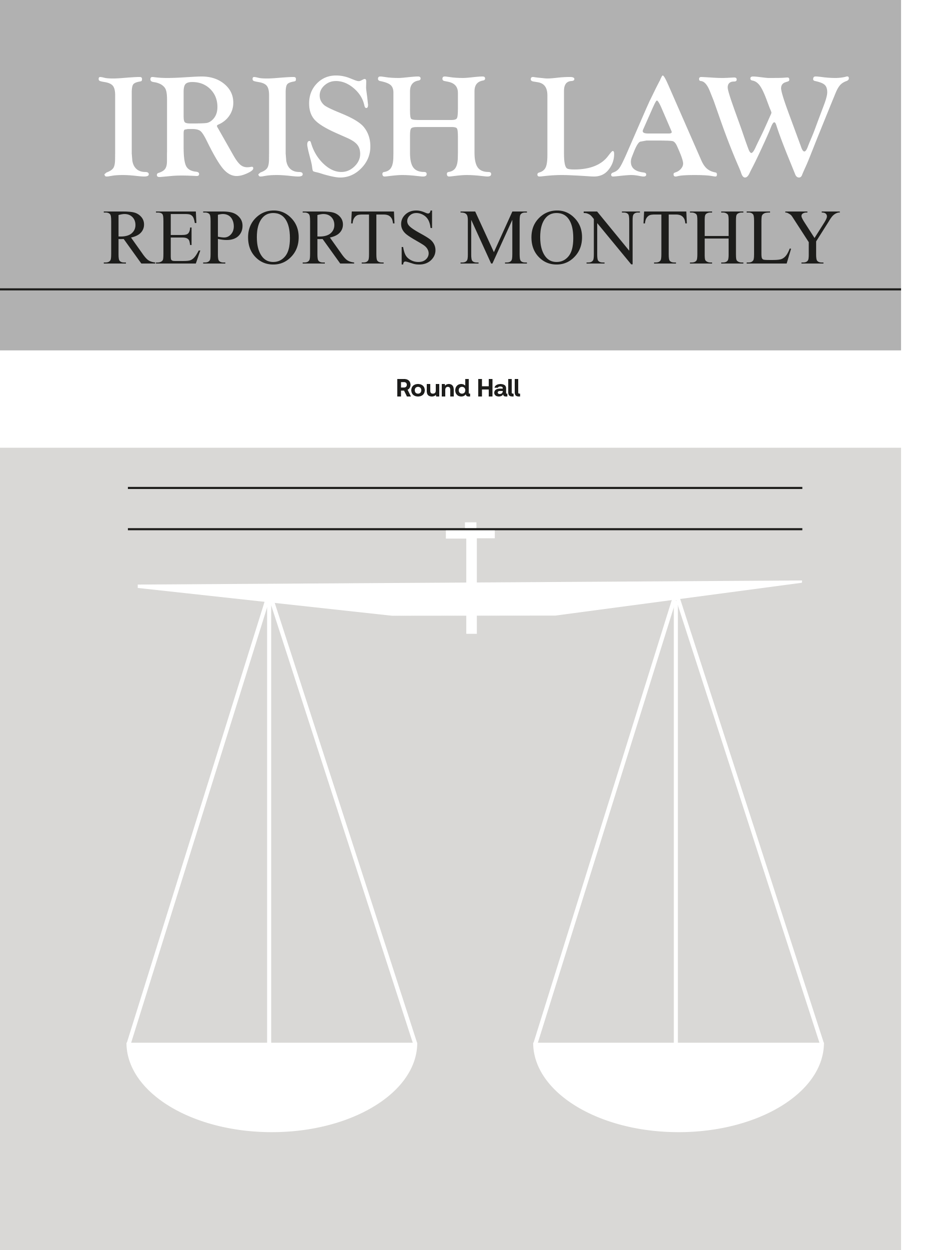 Cover of Irish Law Reports Monthly