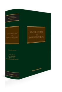 MacGillivray on Insurance Law, 16th Edition