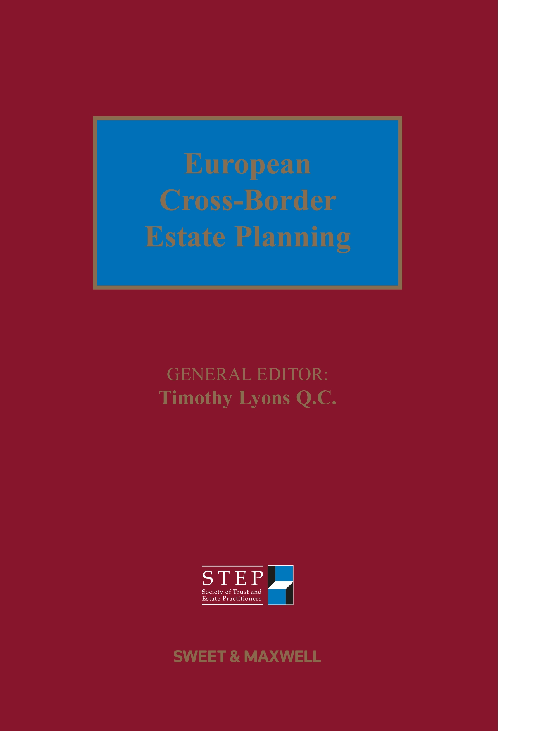 Cover of European Cross-Border Estate Planning
