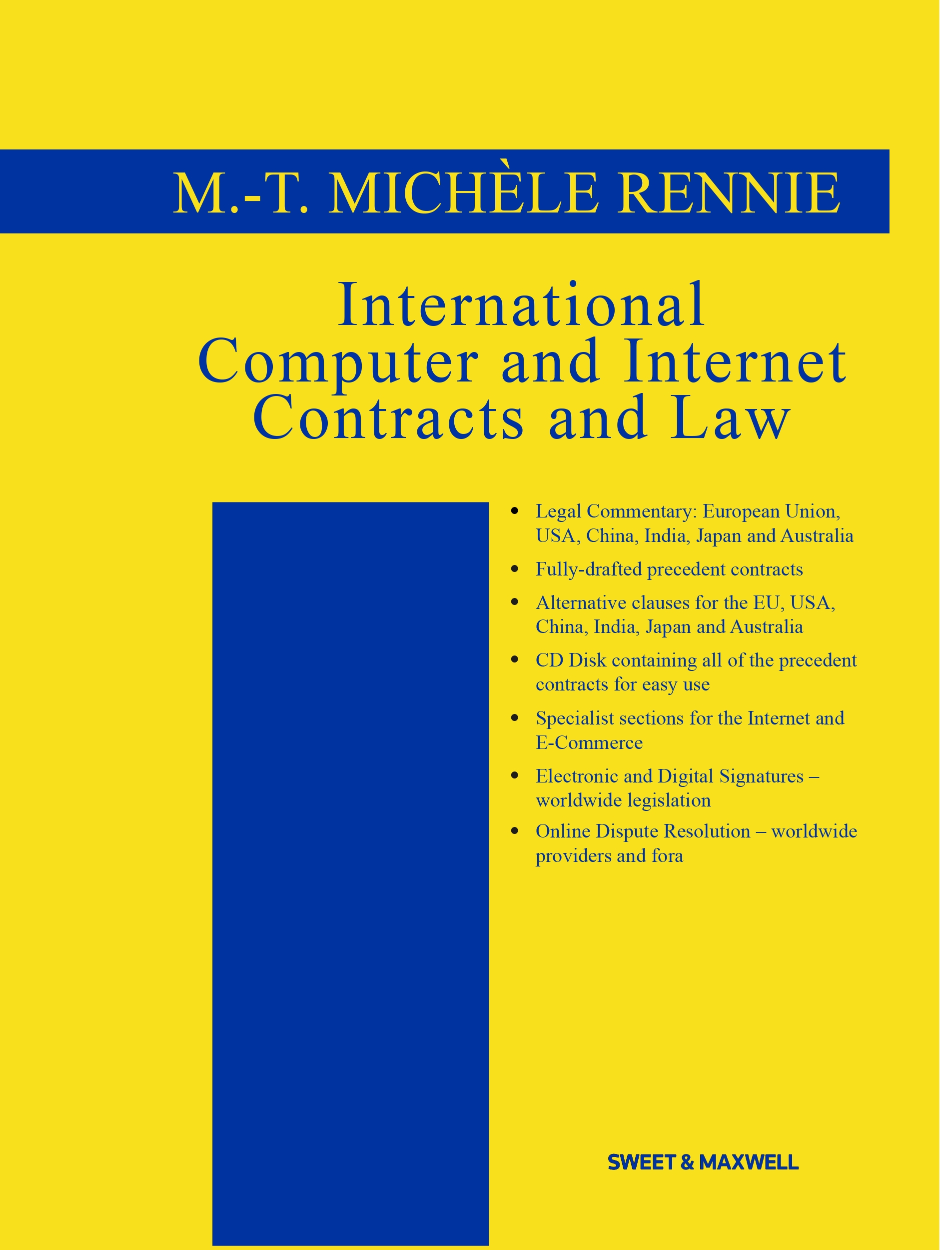 Cover of International Computer and Internet Contracts