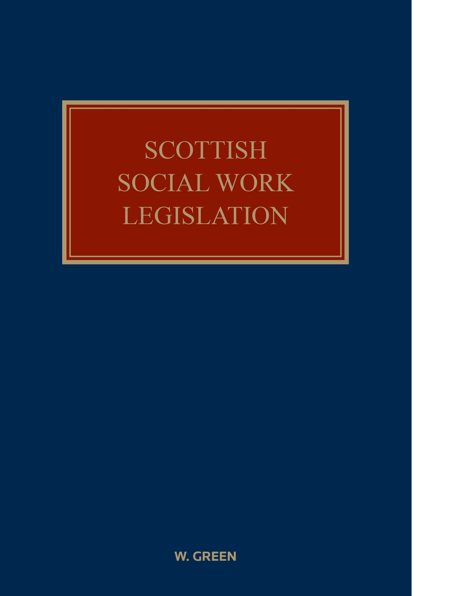 Cover of Scottish Social Work Legislation