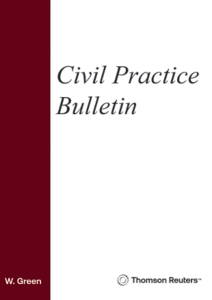 Greens Civil Practice Bulletin