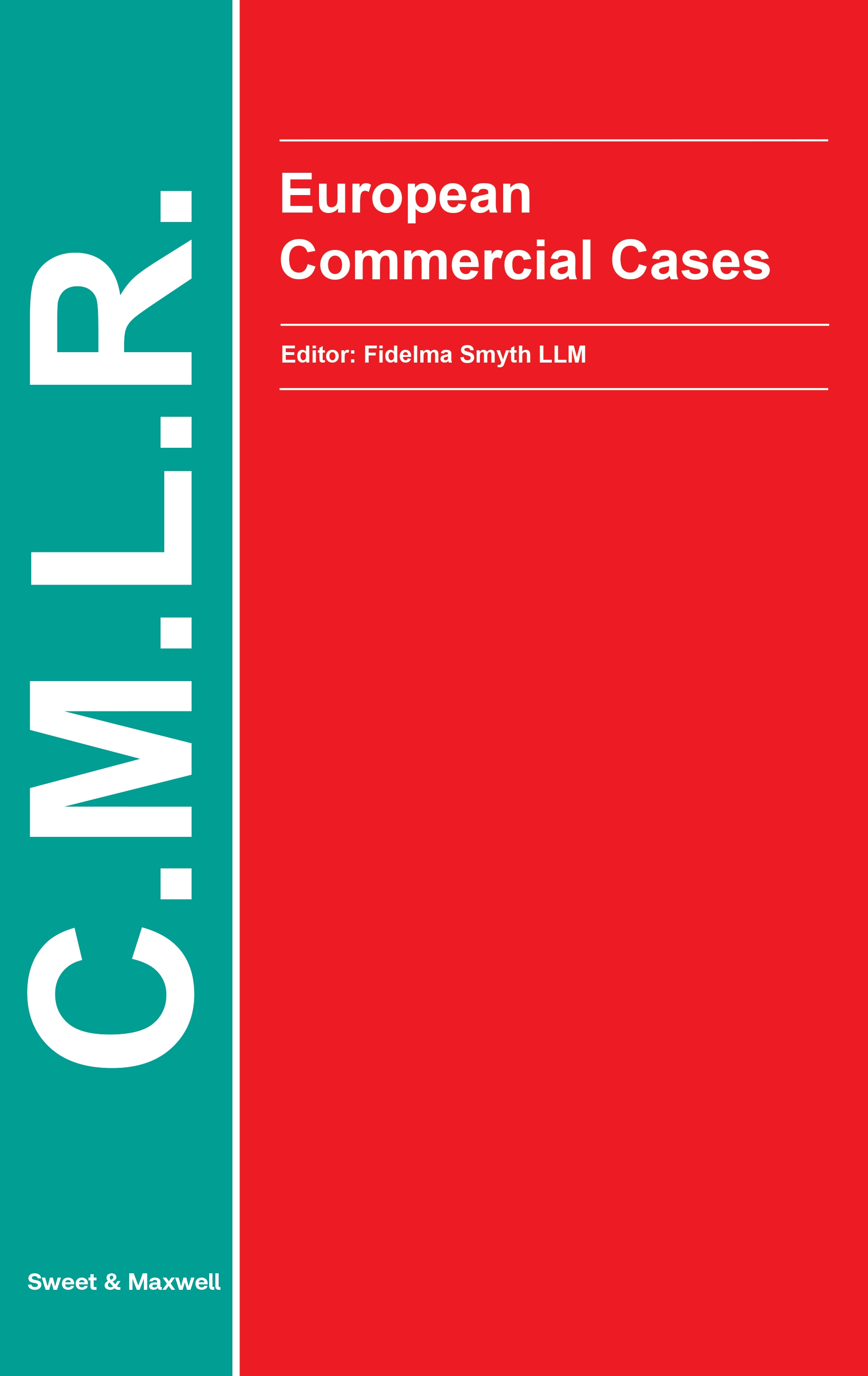 Cover of European Commercial Cases