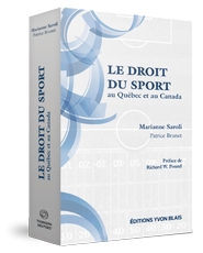 Couverture Le droit du sport au Quebec et au Canada