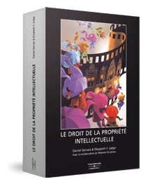 Couverture Le droit de la propriete intellectuelle