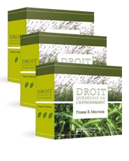 Couverture Droit quebecois de l'environnement