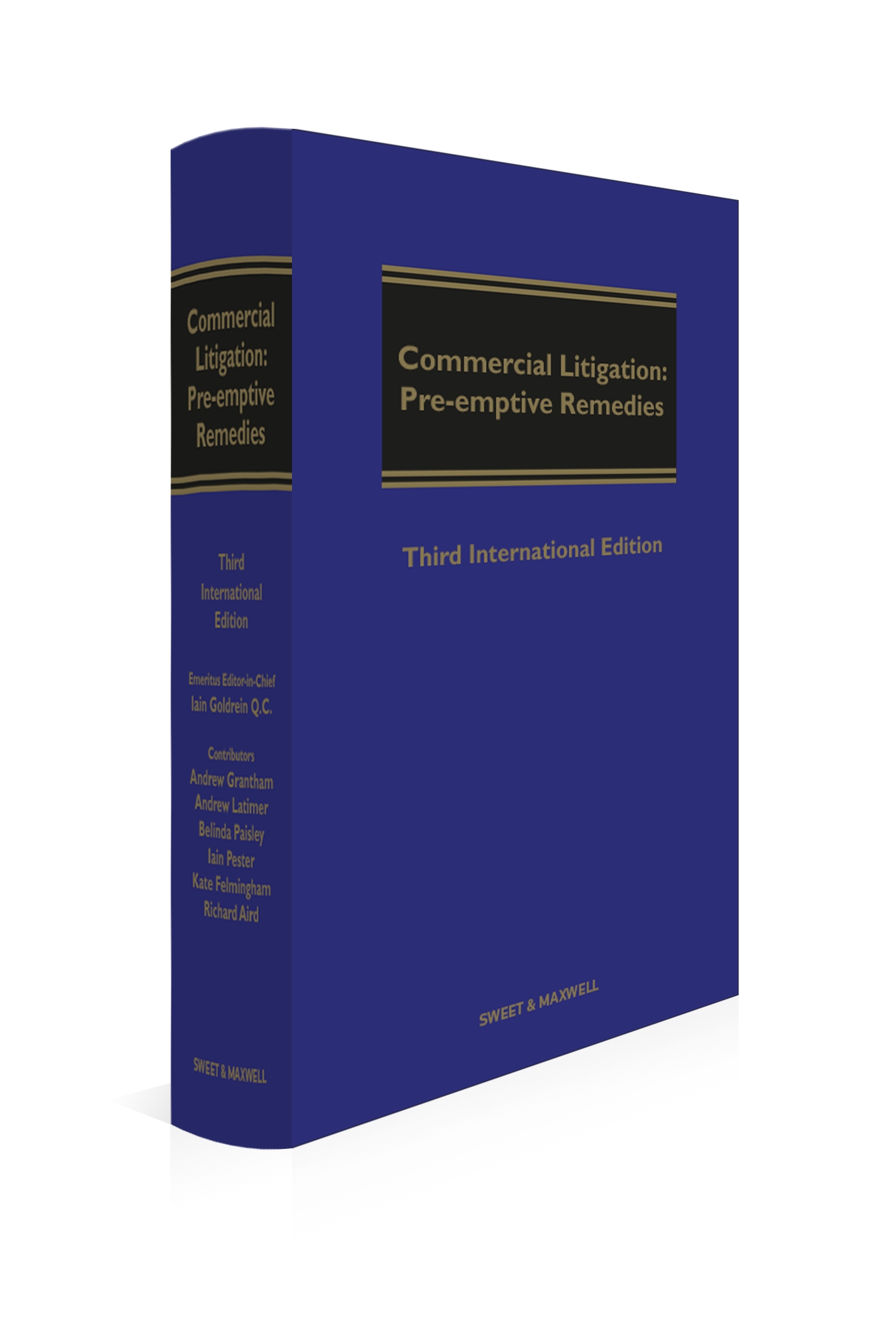 Cover of Commercial Litigation: Pre-Emptive Remedies, 3rd Edition