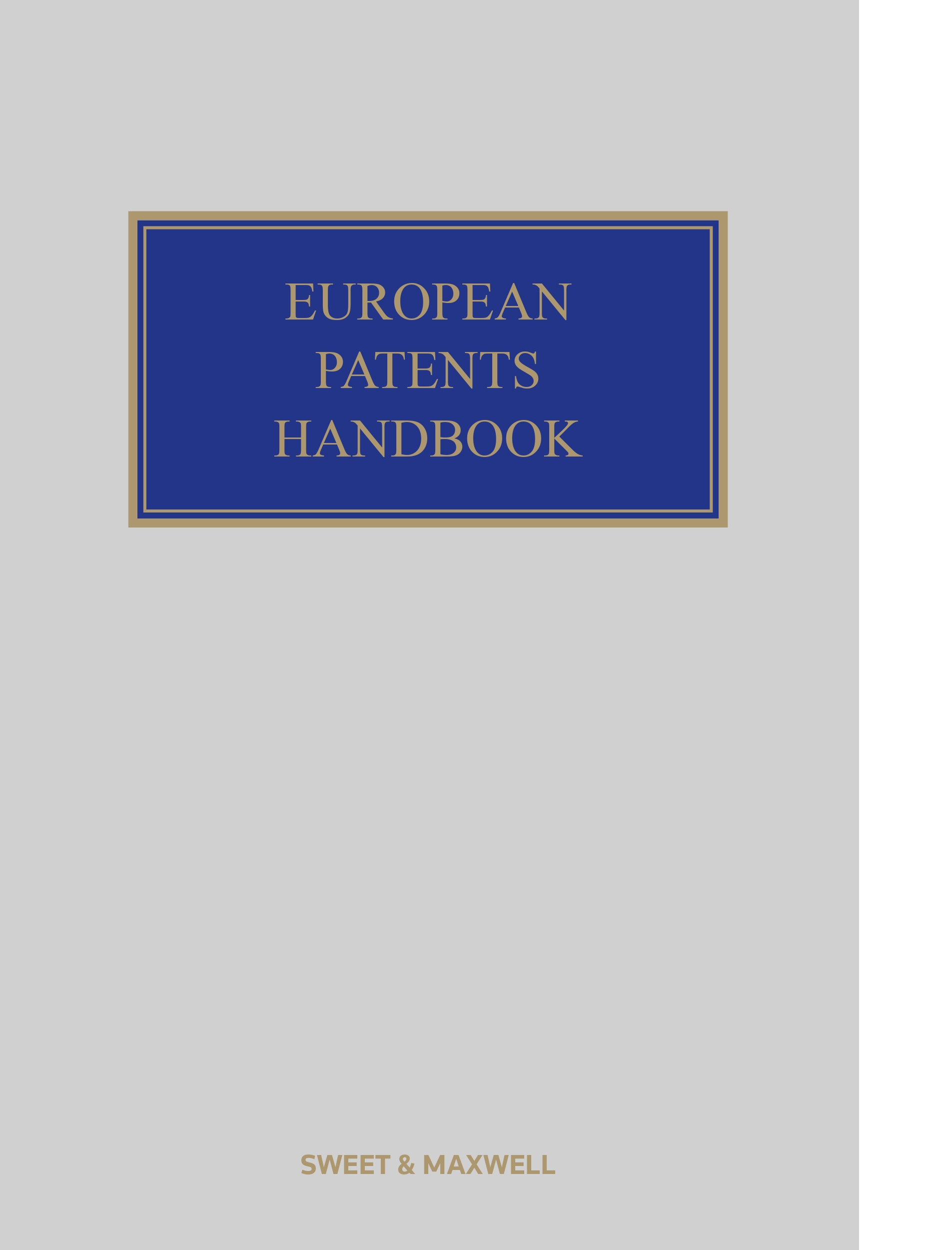 Cover of European Patents Handbook