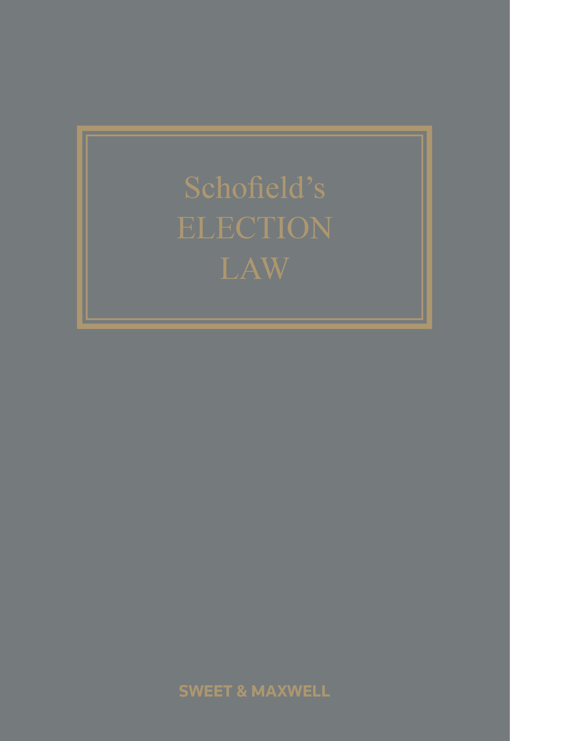 Cover of Schofield's Election Law