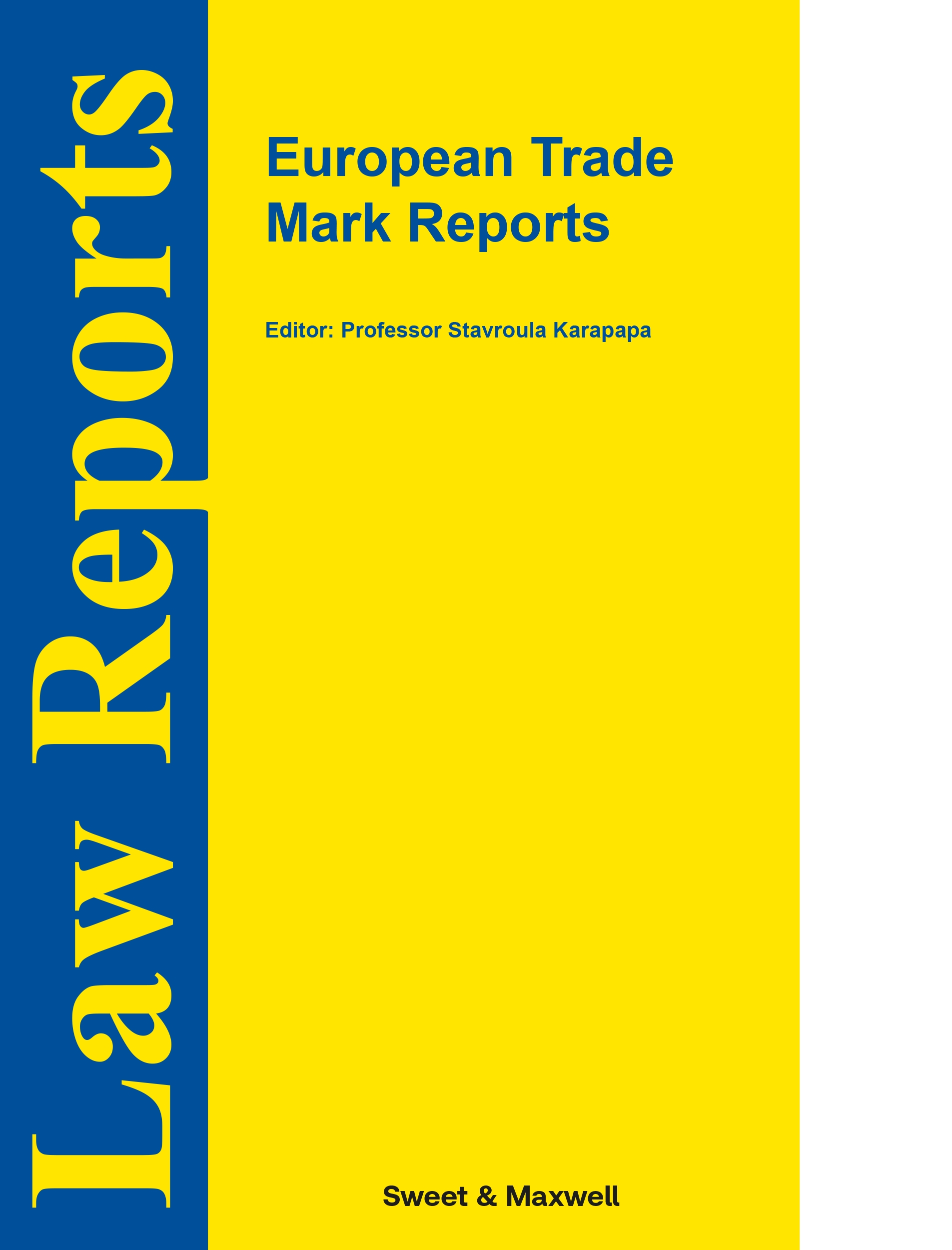 Cover of European Trade Mark Reports