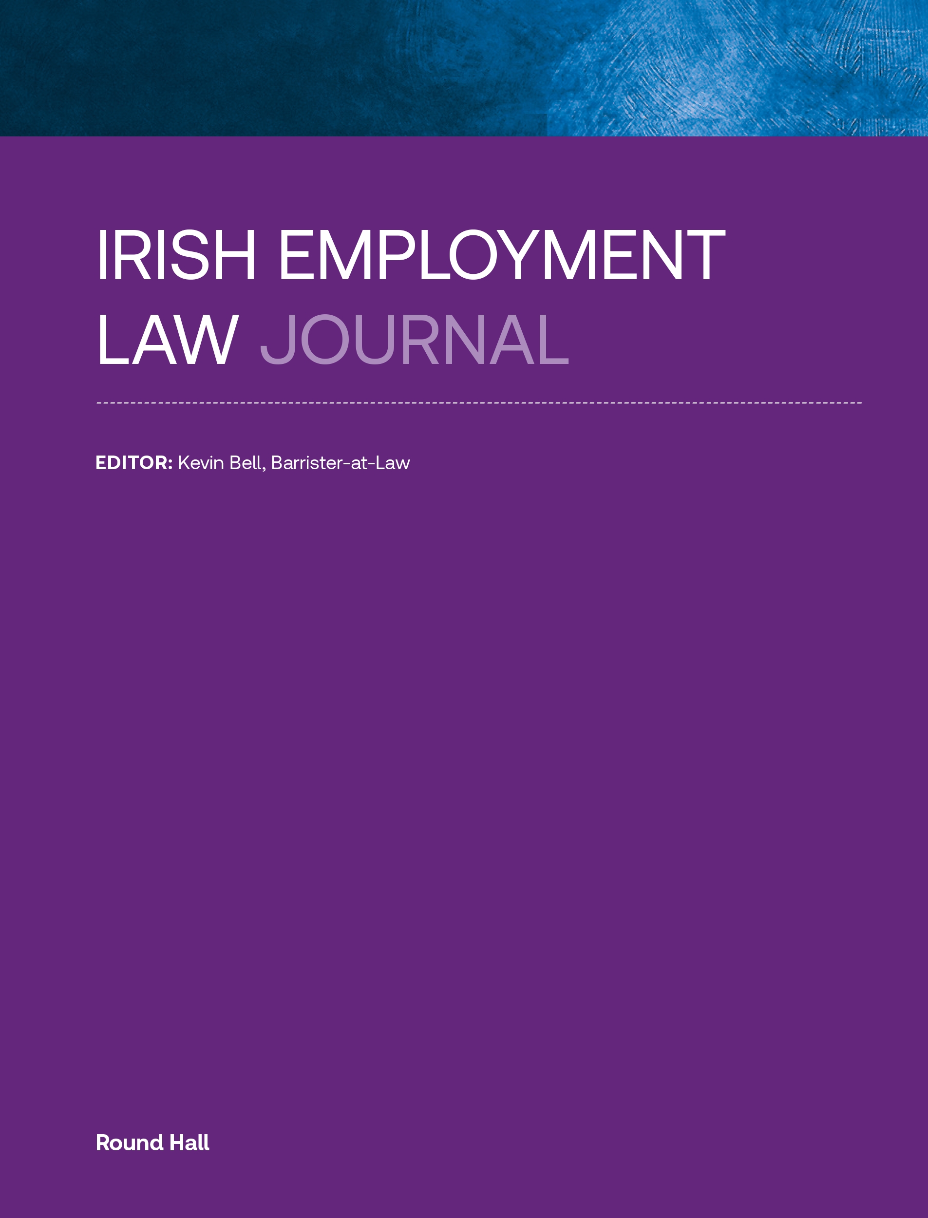 Cover of Irish Employment Law Journal