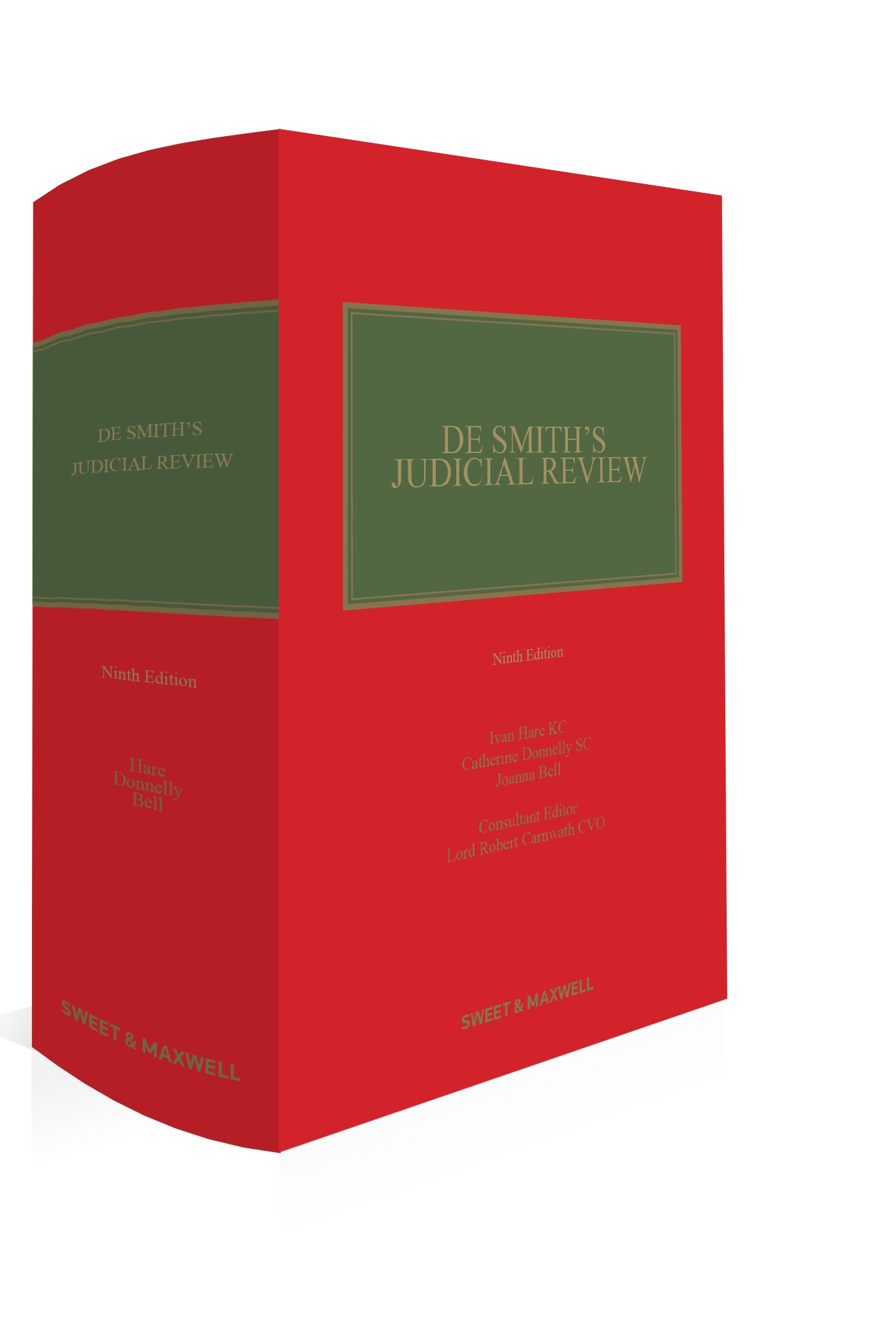 Cover of De Smith's Judicial Review, 9th Edition, Mainwork and supplement