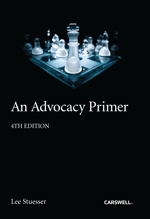Cover of An Advocacy Primer, 4th Edition, Softbound book