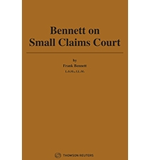 Bennett on Small Claims Court