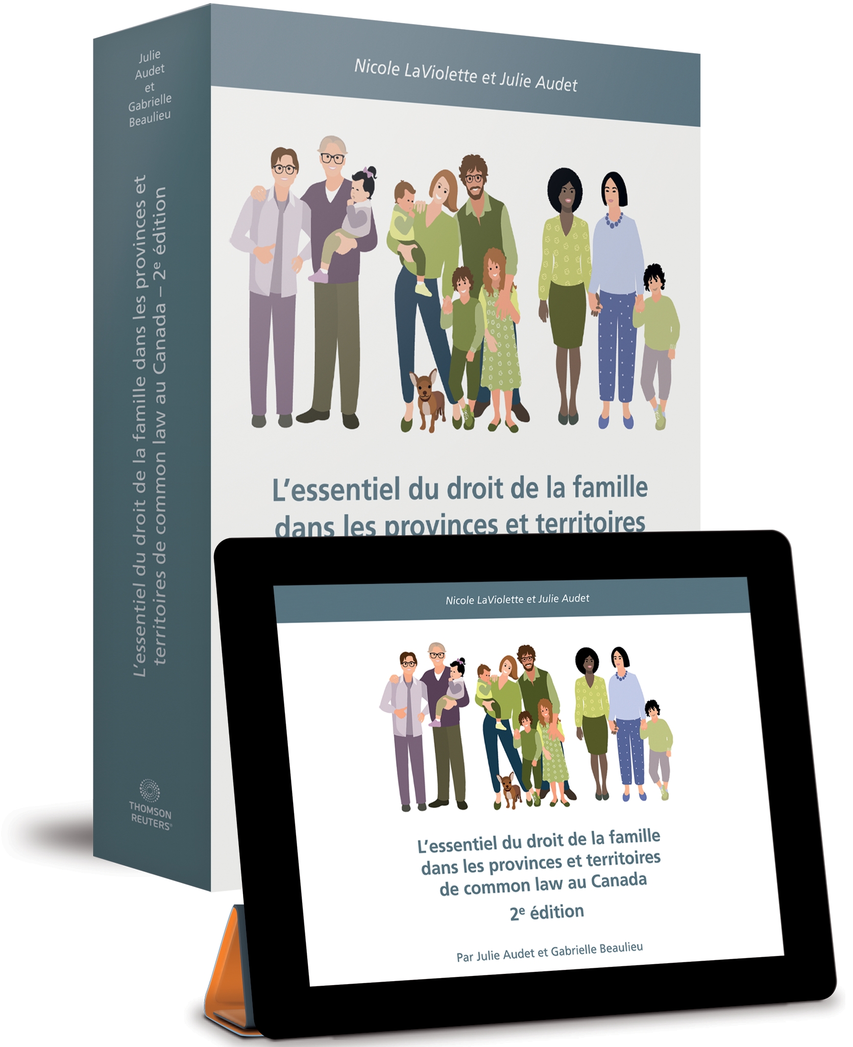 couverture de L'essentiel du droit de la famille dans les provinces et territoires de common law au Canada, 2e édition, Livre imprimé et version numér