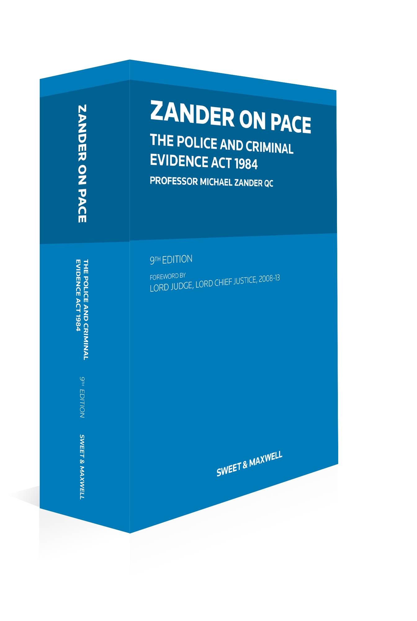 Cover of Zander on PACE, The Police and Criminal Evidence Act 1984, 9th Edition