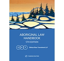 Aboriginal Law Handbook, 5th Edition