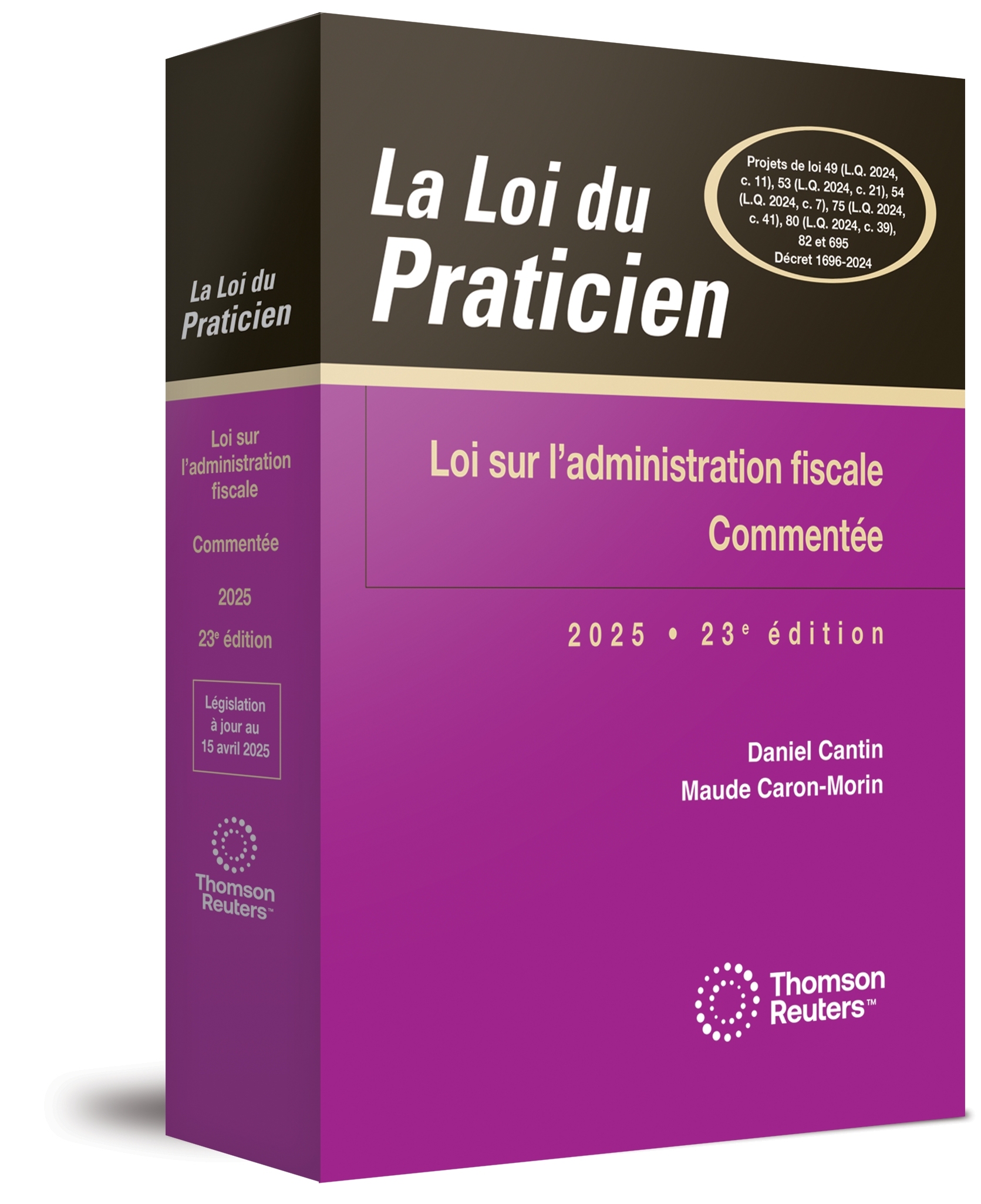 couverture de La Loi du Praticien - Loi sur l'administration fiscale 2025, 23e édition - Commentée