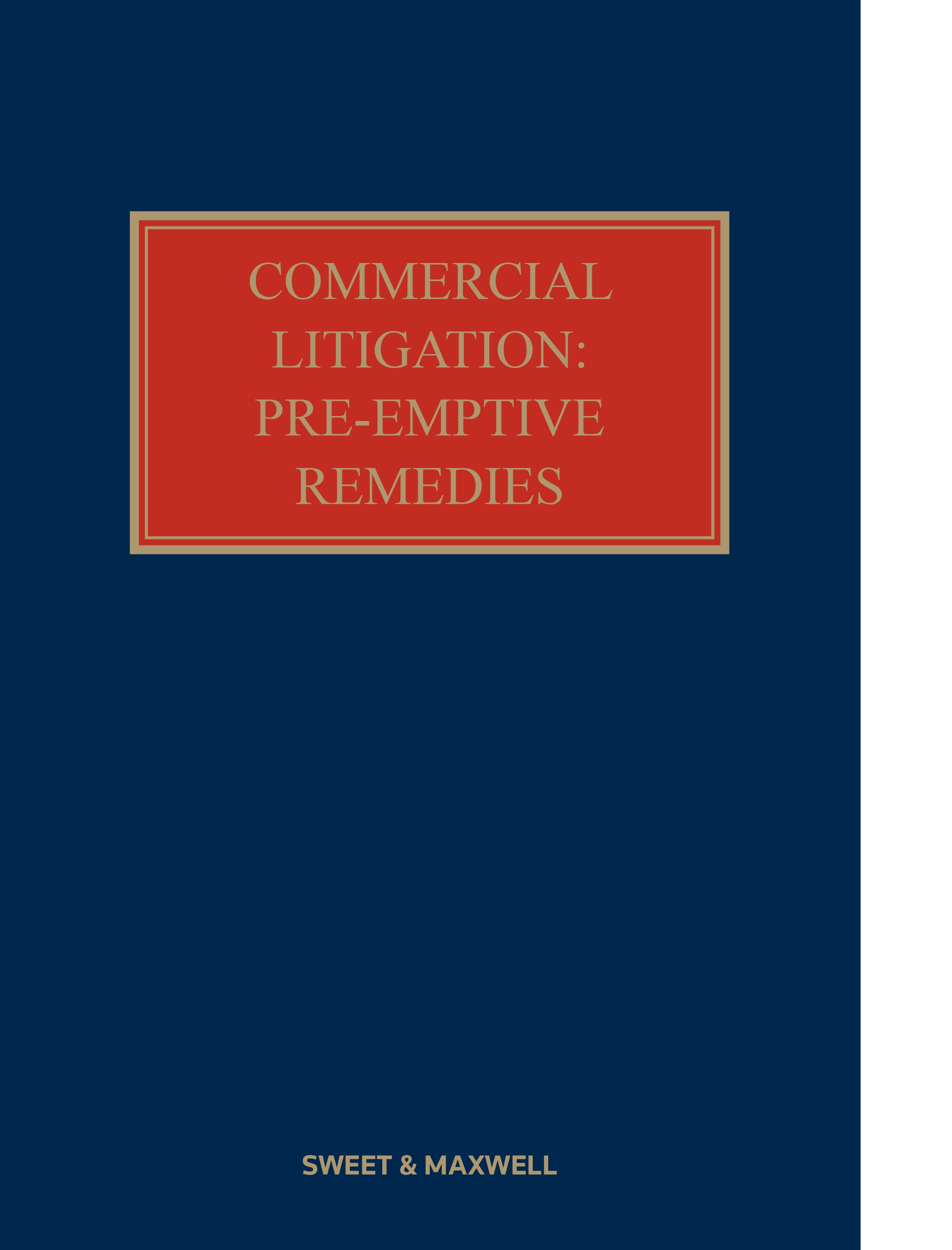 Cover of Commercial Litigation: Pre-Emptive Remedies
