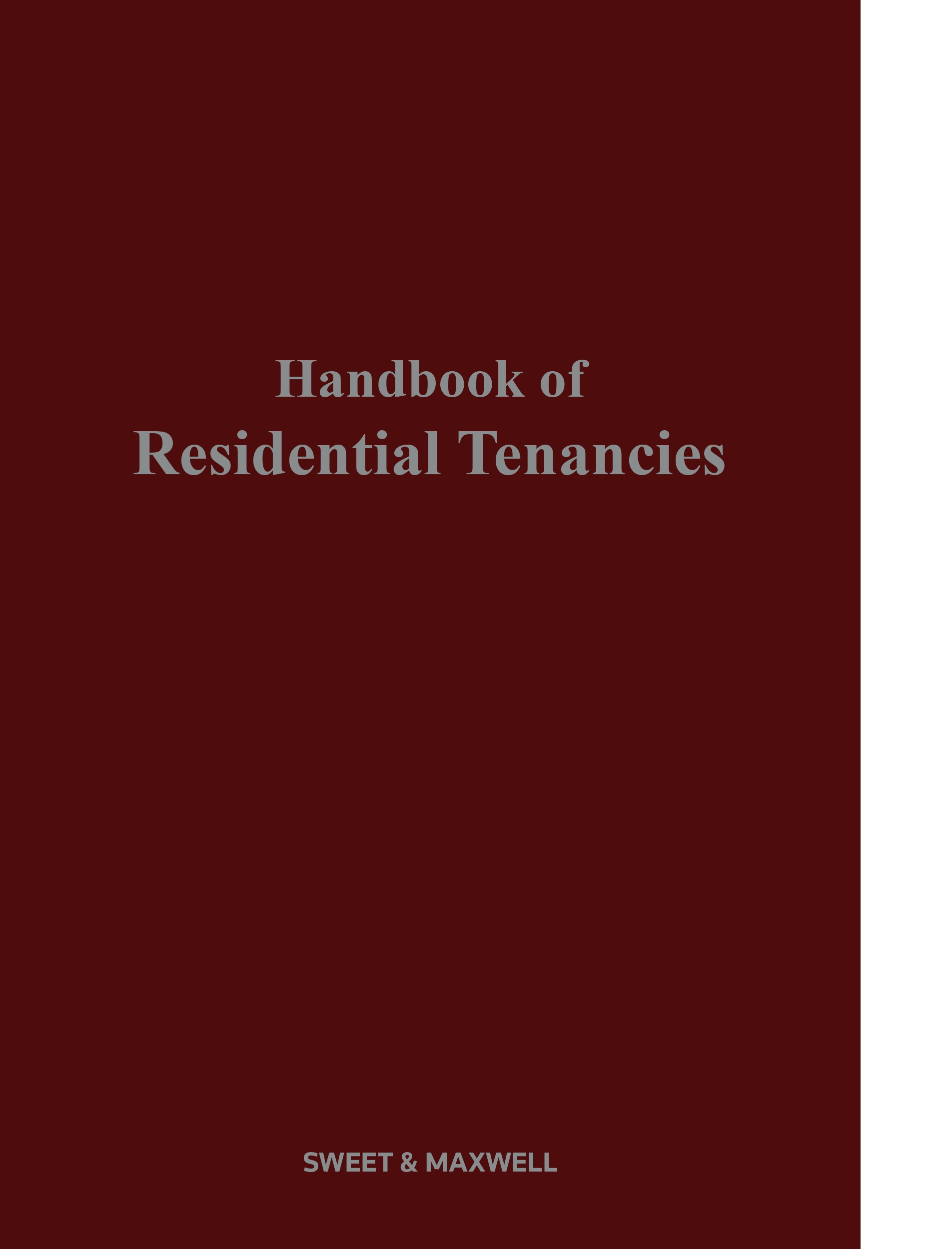 Cover of Handbook of Residential Tenancies