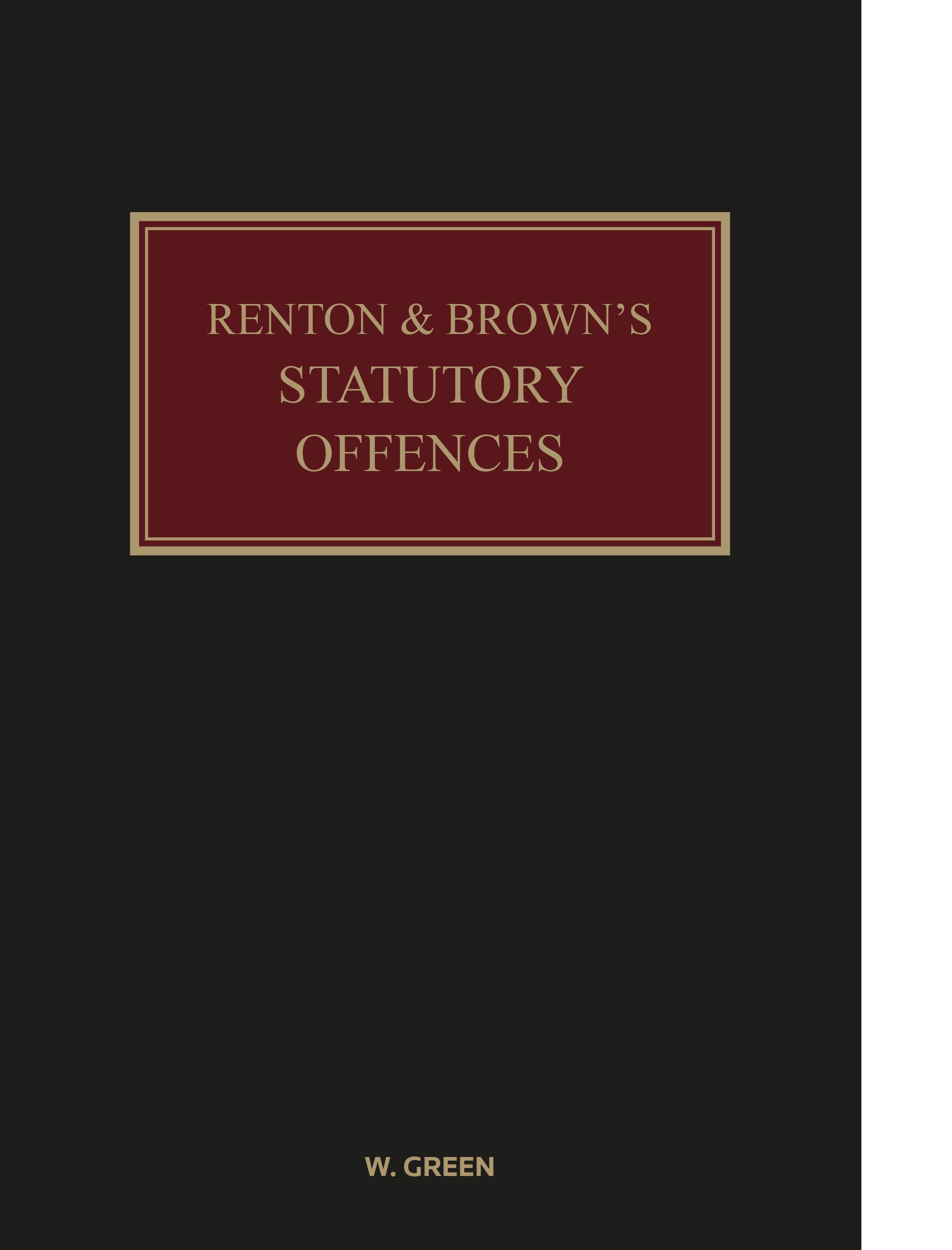 Cover of Renton and Brown's Statutory Offences