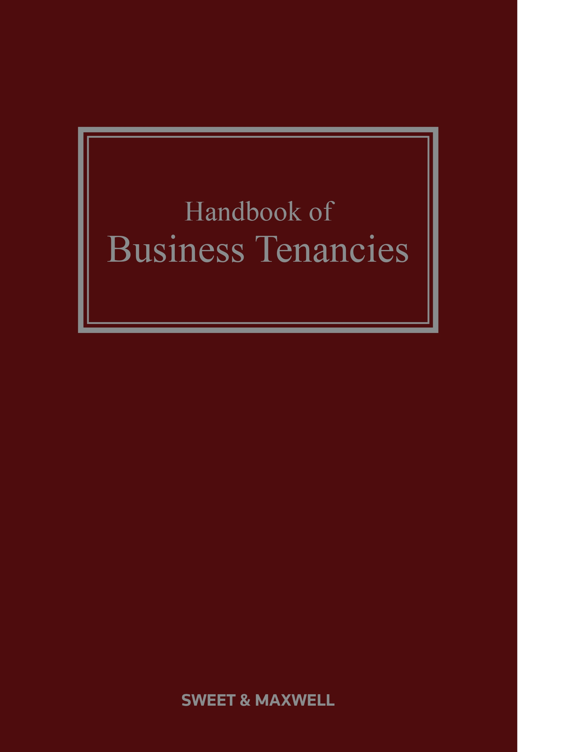 Cover of Handbook of Business Tenancies