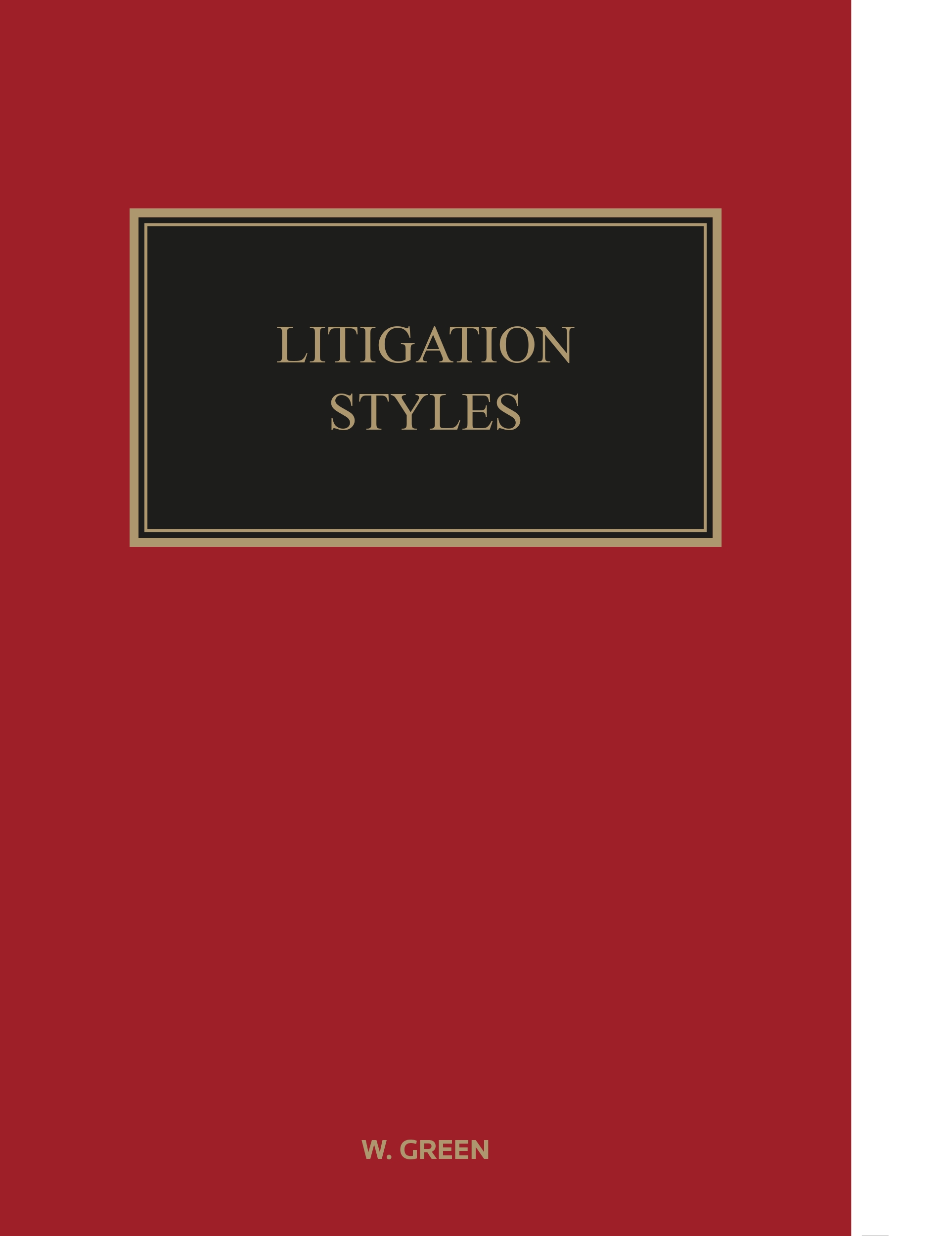 Cover of Green's Litigation Styles