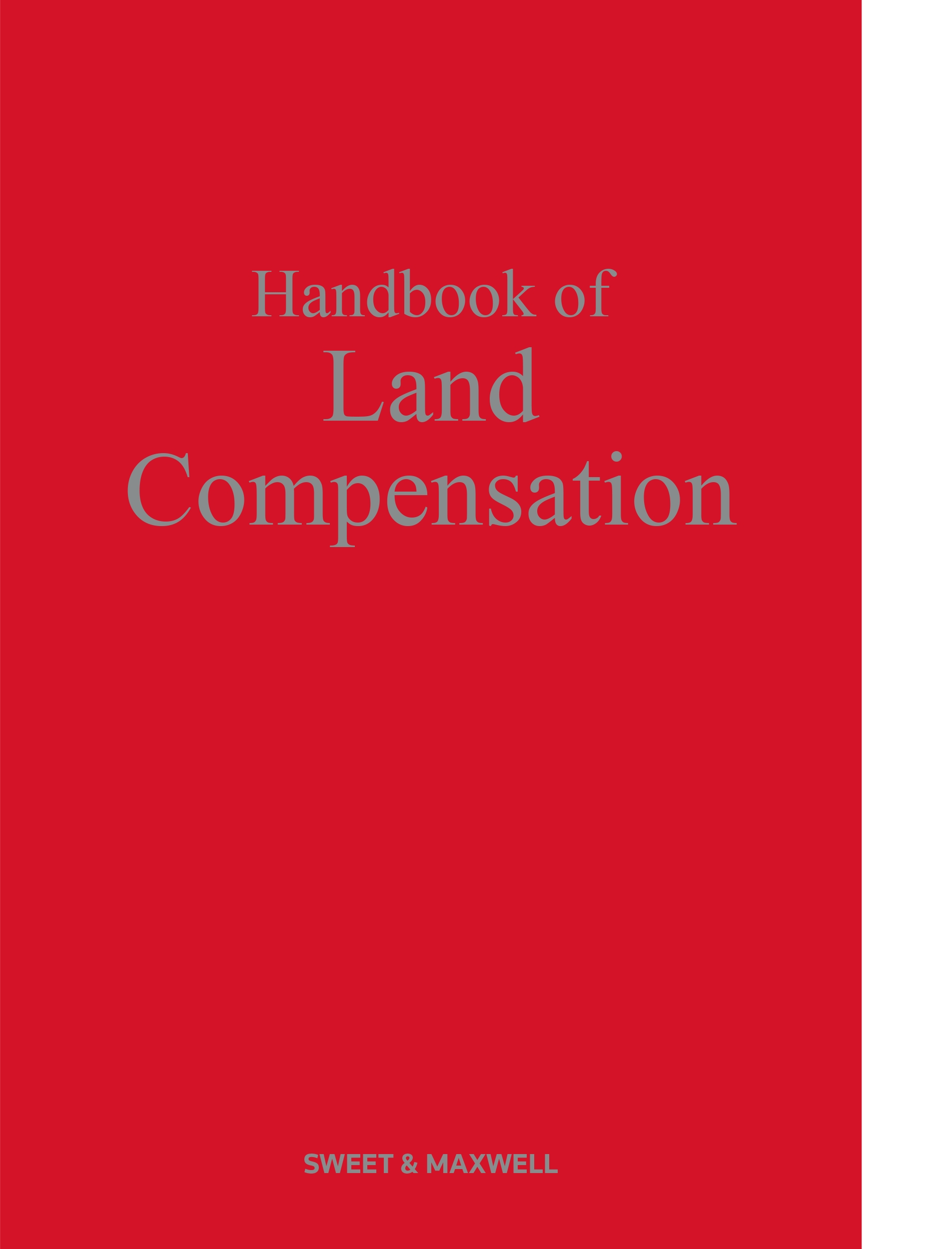 Cover of Handbook of Land Compensation