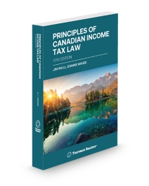 Principles of Canadian Income Tax Law 11th Edition