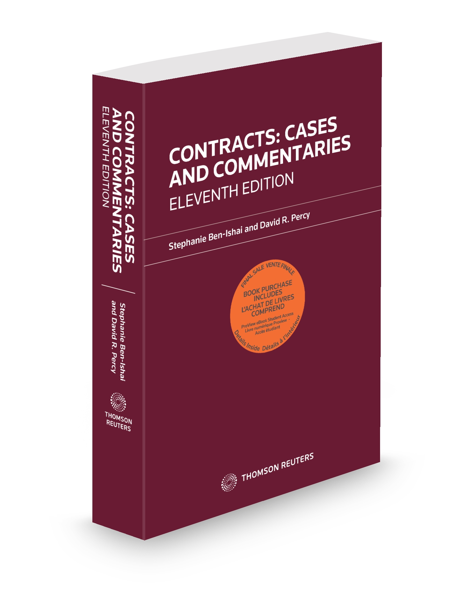 Cover of Contracts: Cases and Commentaries, Eleventh Edition, Student Edition