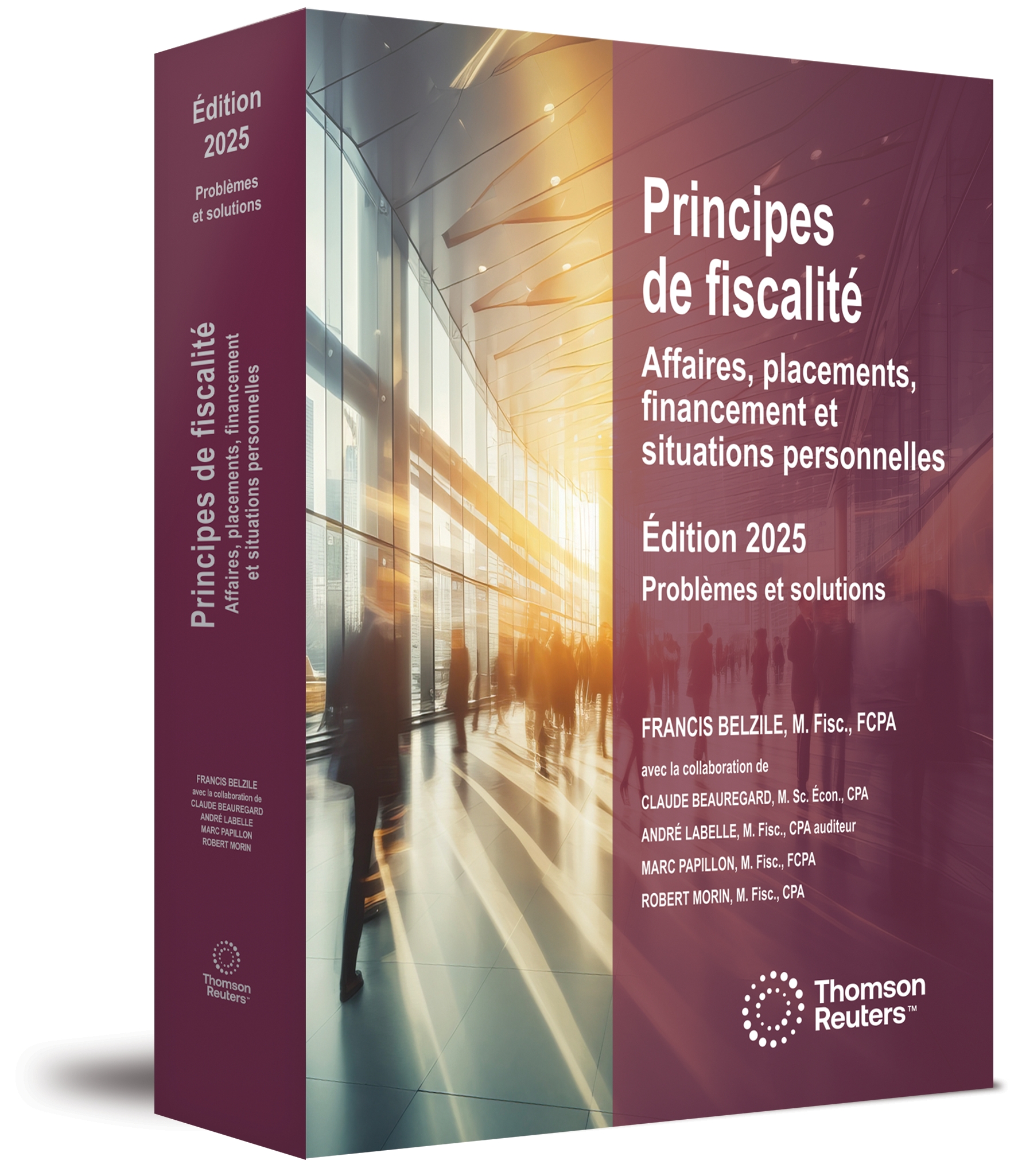 couverture de Principes de fiscalité : Affaires, placements, financement et situations personnelles, Problèmes et solutions, édition 2025