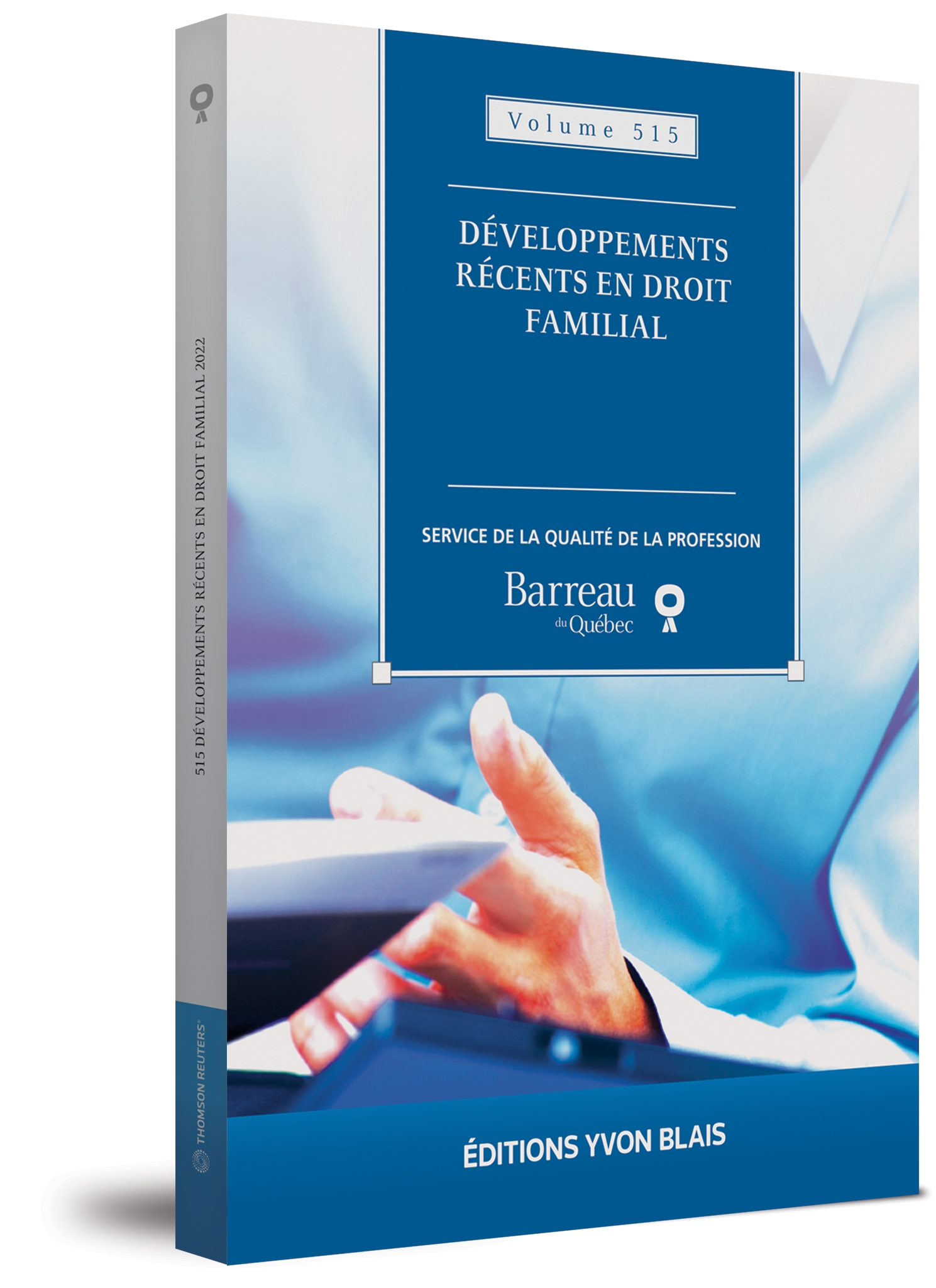 couverture de Développements récents en droit familial, volume 515 (2022)