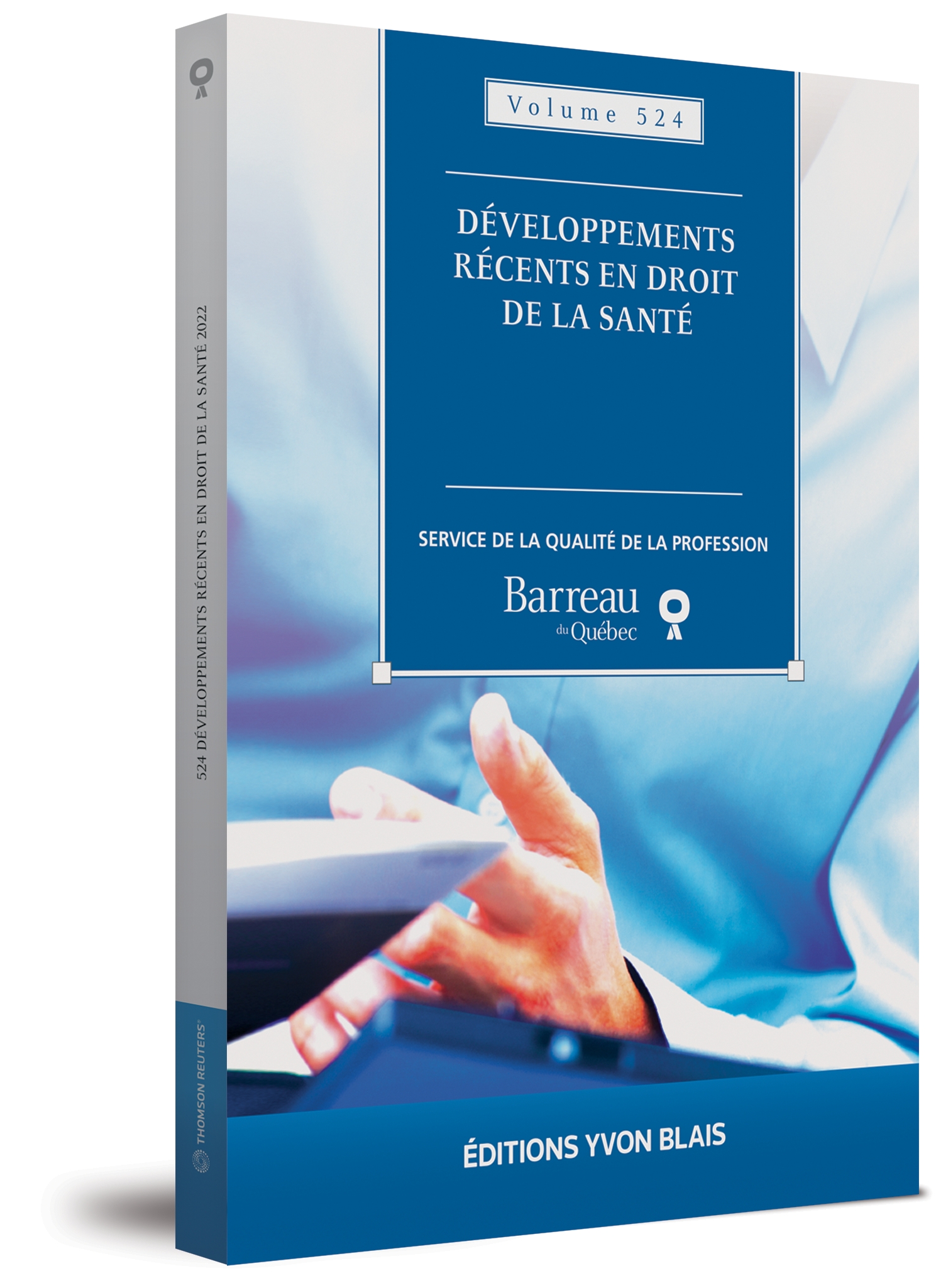 couverture de Développements récents en droit de la santé, volume 524 (2022)