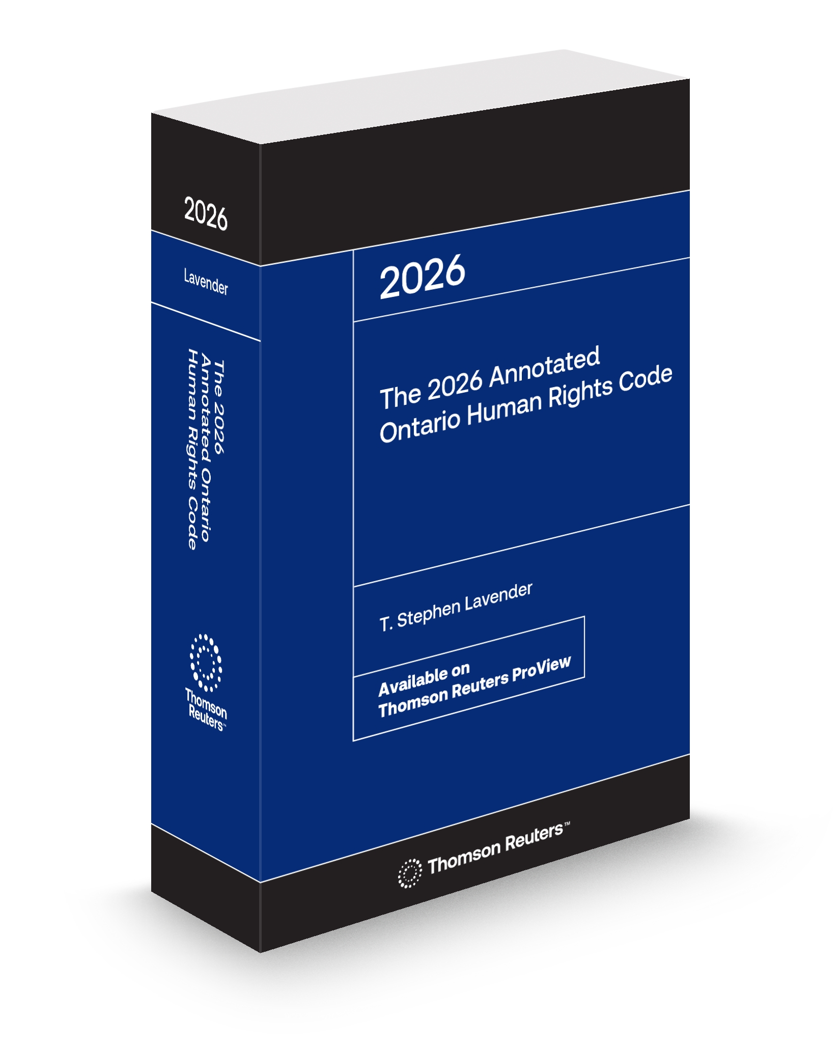 Front cover image of The 2026 Annotated Ontario Human Rights Code.