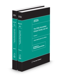 The 2025 Annotated Ontario Family Law Act