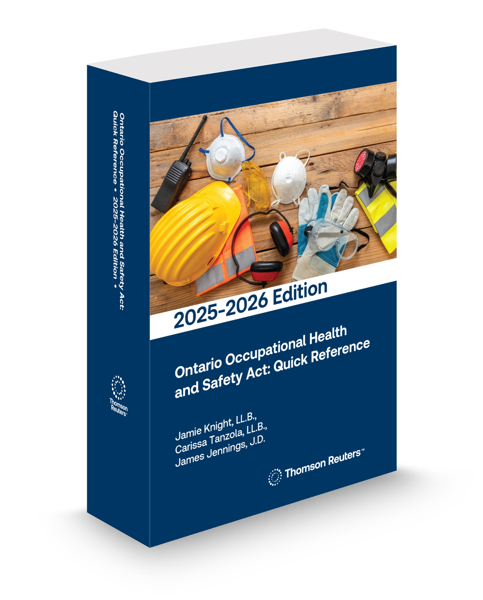 Picture of the front cover of the Ontario Occupational Health and Safety Act: Quick Reference -- 2025-2026 Edition.